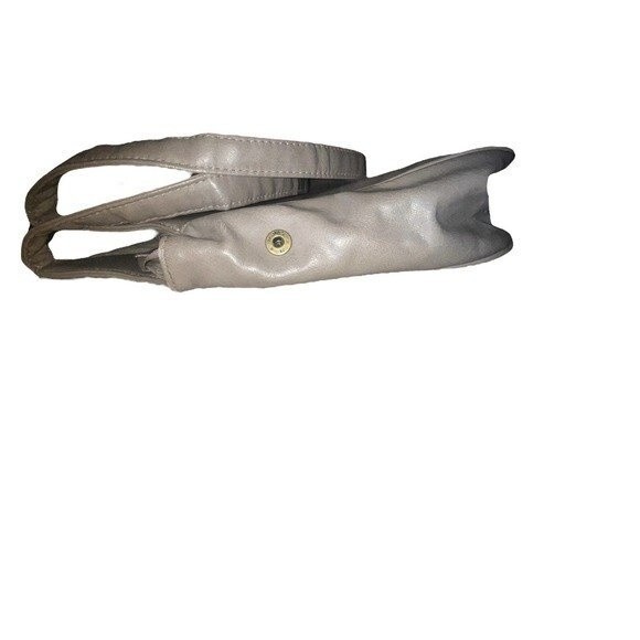 Tandem of California Vintage Tan-Sacs Grey Leather Purse Shoulder Bag - Picture 5 of 11